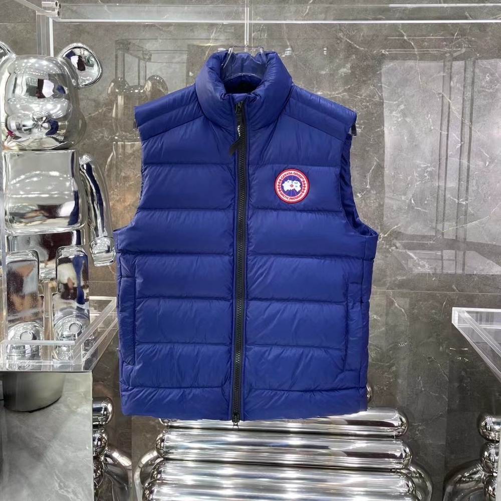 Men's Blue Puffer Vest